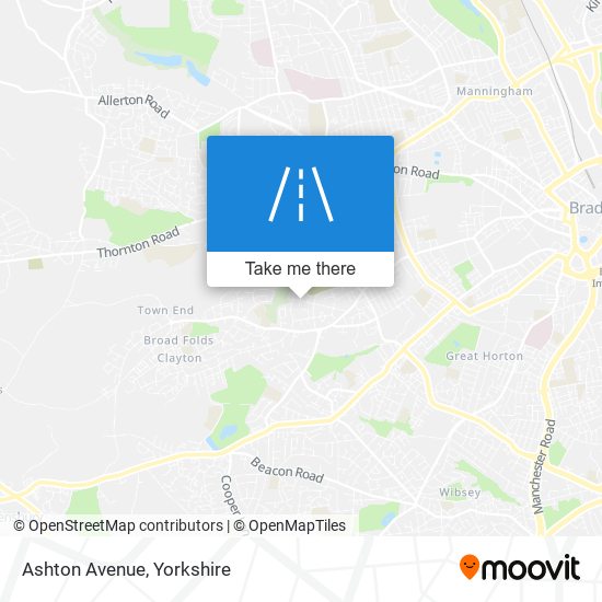 Ashton Avenue map