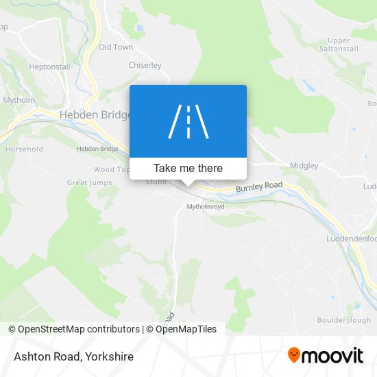 Ashton Road map