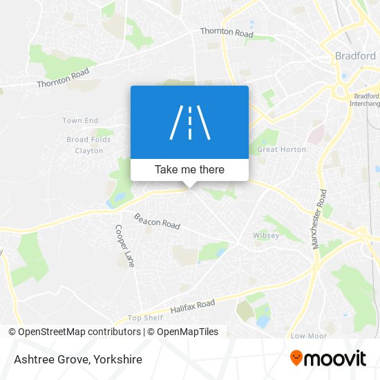 Ashtree Grove map