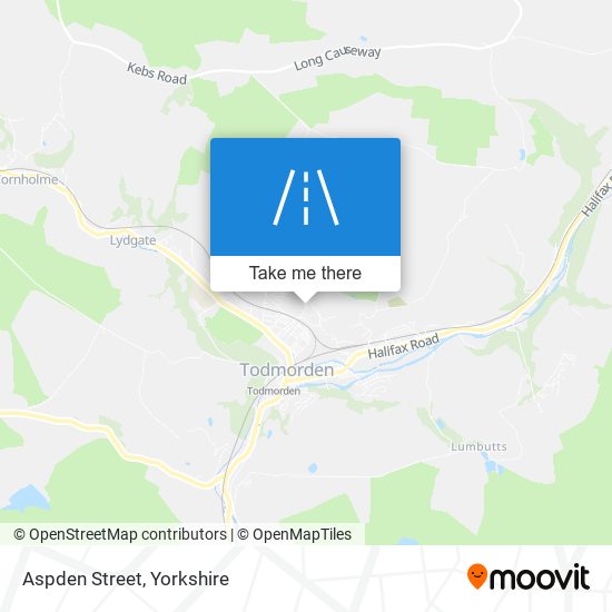 Aspden Street map