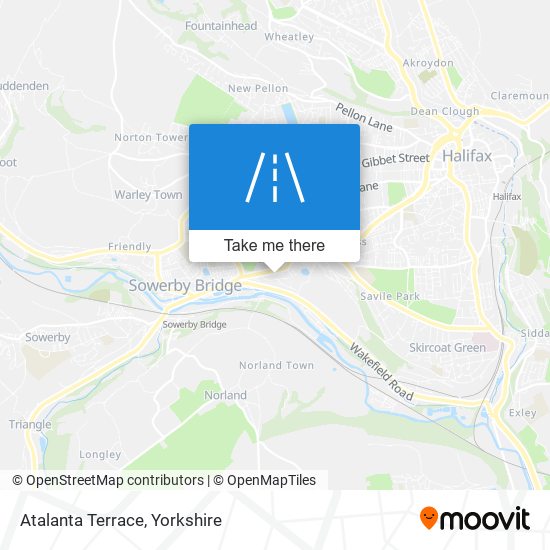 Atalanta Terrace map
