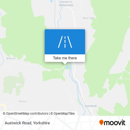 Austwick Road map