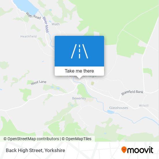 Back High Street map