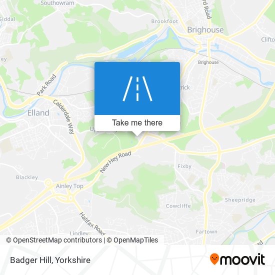 Badger Hill map