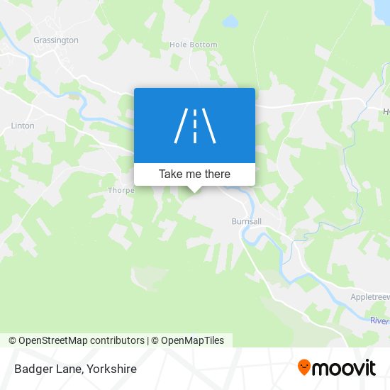 Badger Lane map