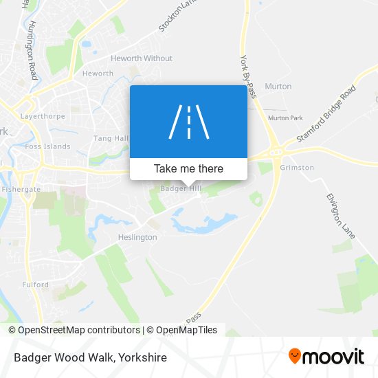 Badger Wood Walk map