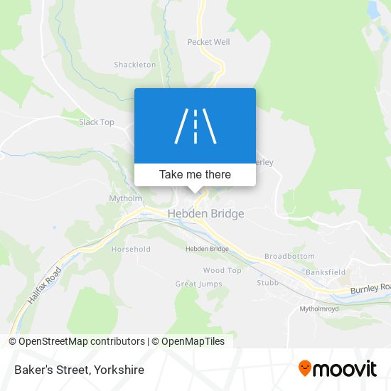 Baker's Street map