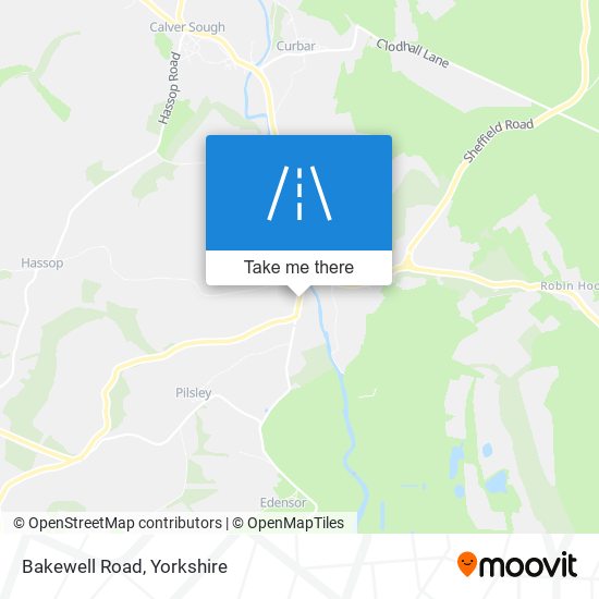 Bakewell Road map