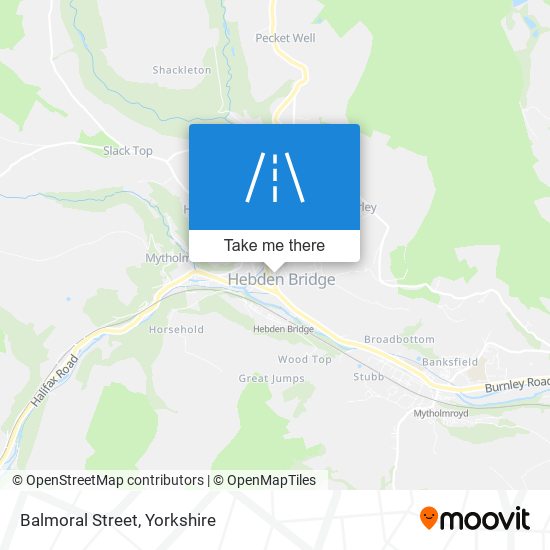 Balmoral Street map