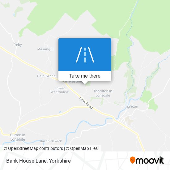 Bank House Lane map