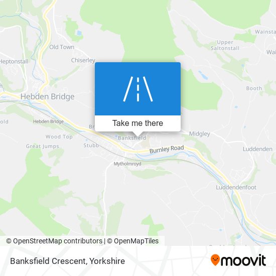 Banksfield Crescent map