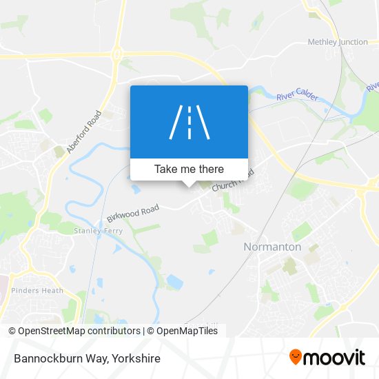 Bannockburn Way map
