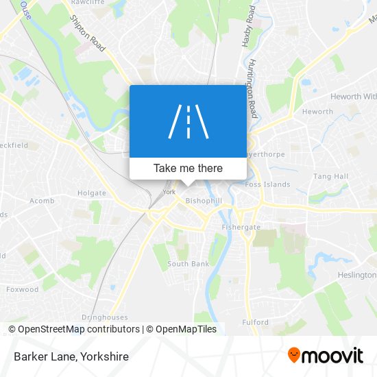Barker Lane map