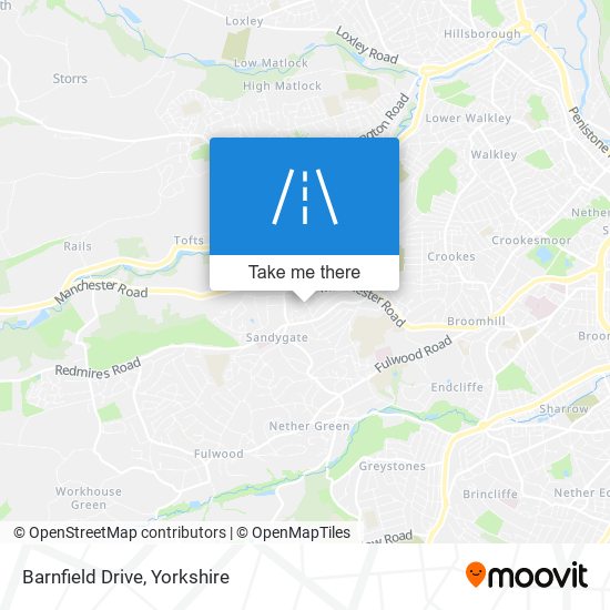 Barnfield Drive map