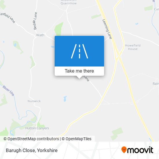 Barugh Close map