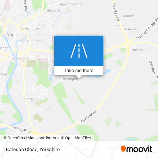 Bateson Close map