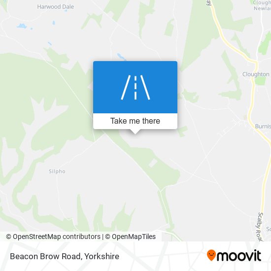 Beacon Brow Road map