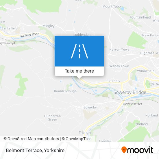 Belmont Terrace map