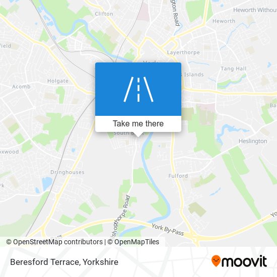 Beresford Terrace map