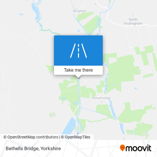 Bethells Bridge map