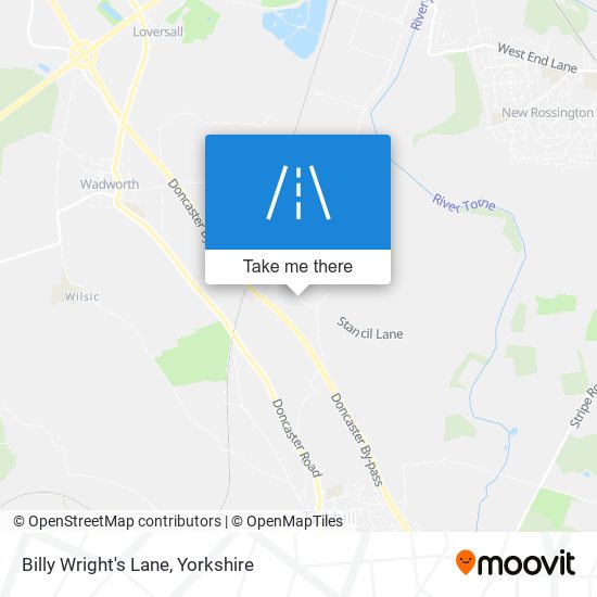 Billy Wright's Lane map