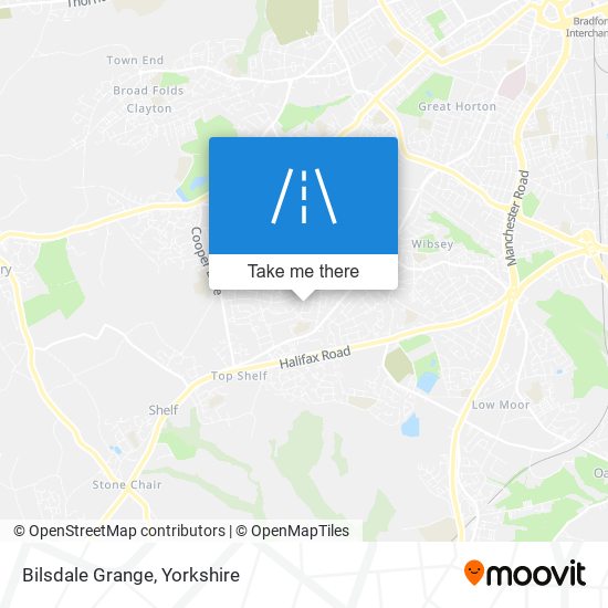 Bilsdale Grange map