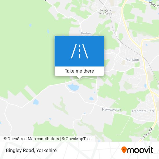 Bingley Road map