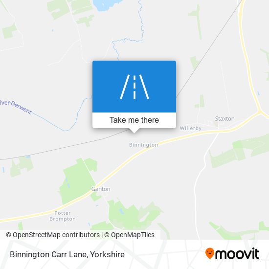 Binnington Carr Lane map