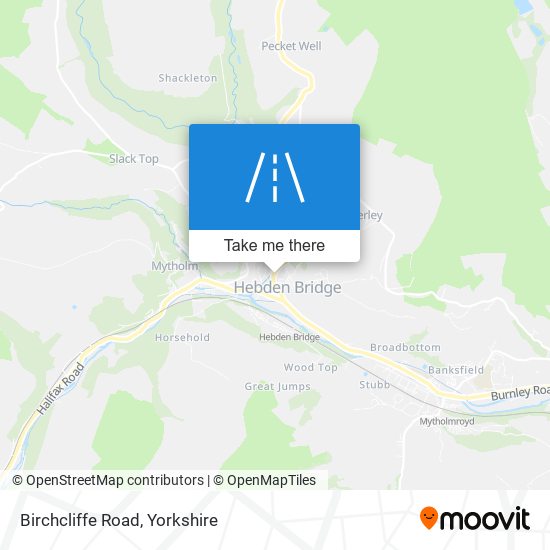 Birchcliffe Road map