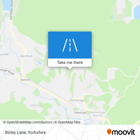 Birley Lane map