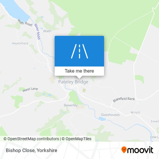 Bishop Close map