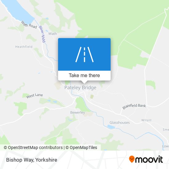 Bishop Way map