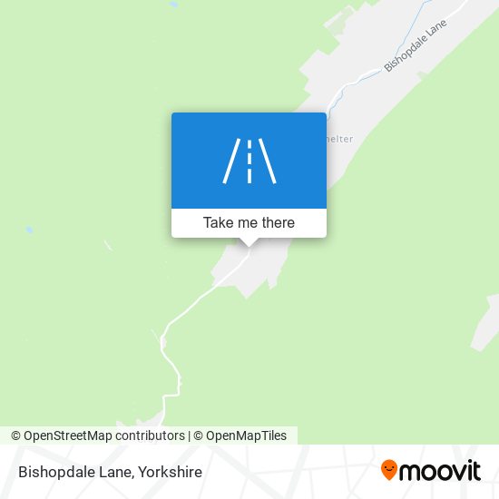Bishopdale Lane map