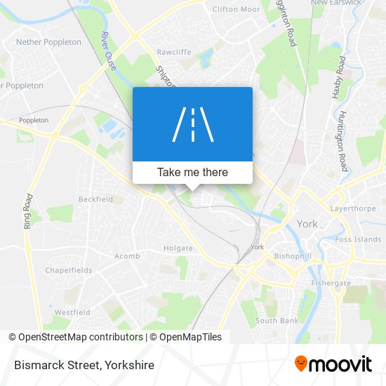 Bismarck Street map