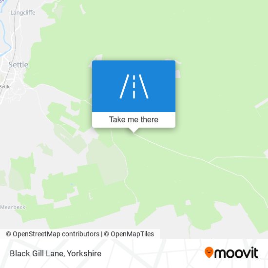 Black Gill Lane map