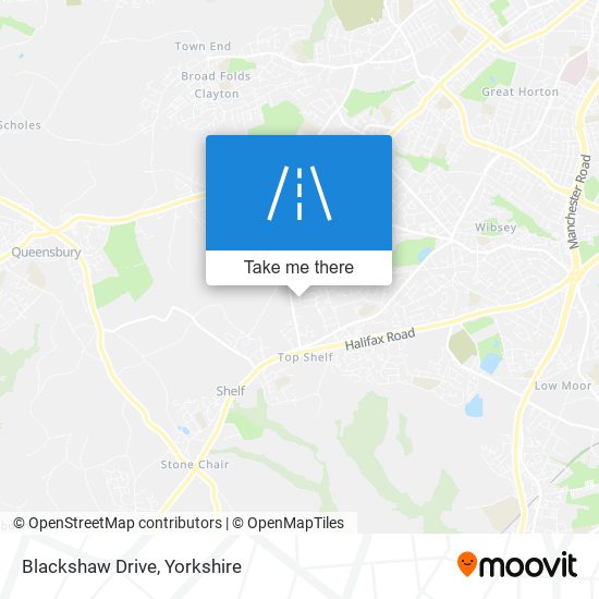 Blackshaw Drive map