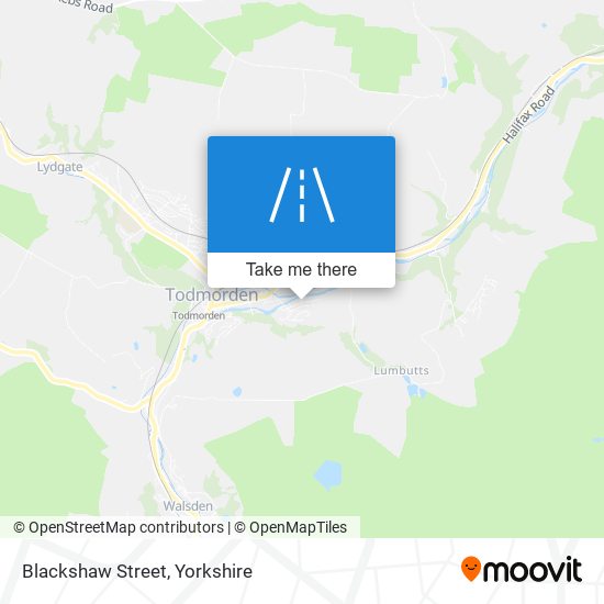 Blackshaw Street map