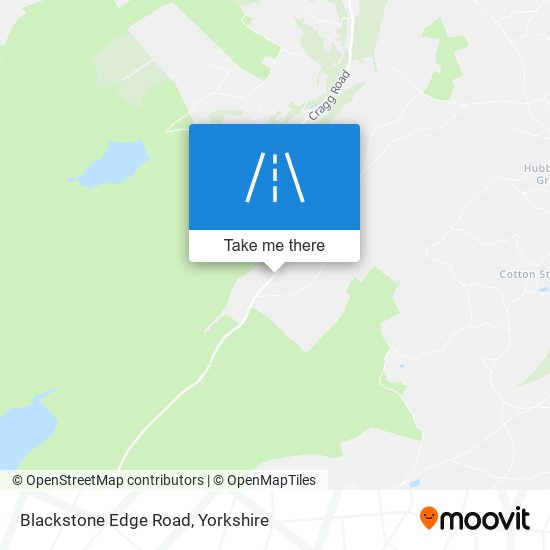 Blackstone Edge Road map