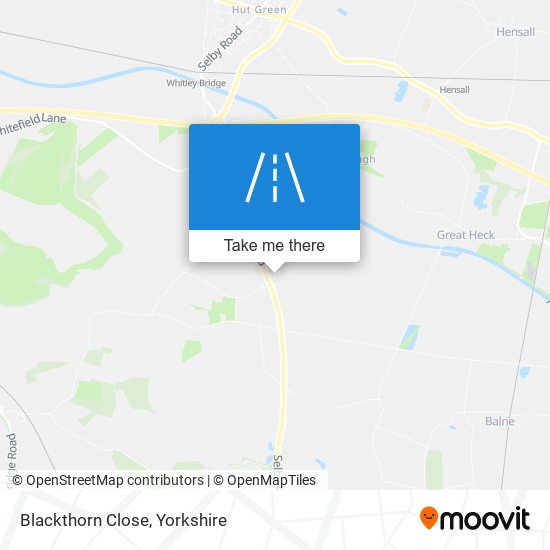 Blackthorn Close map