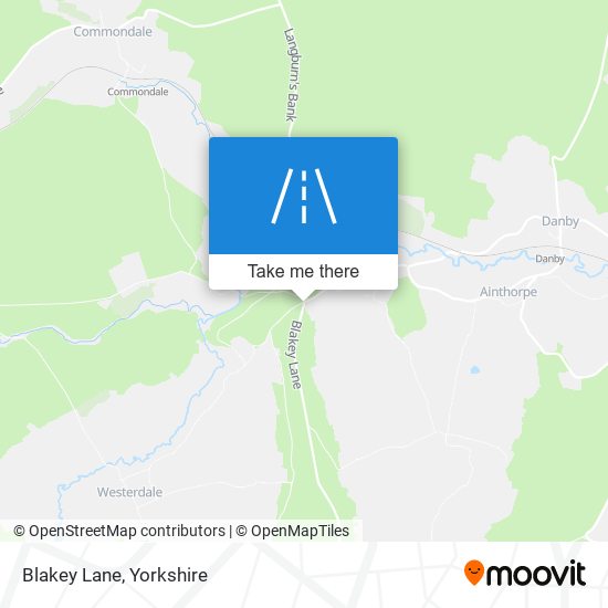 Blakey Lane map