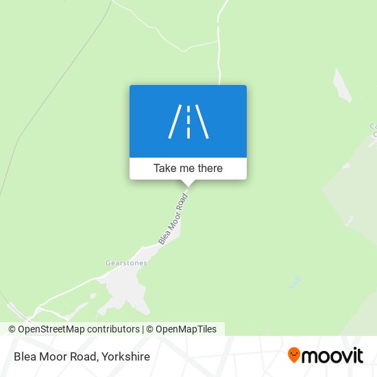 Blea Moor Road map