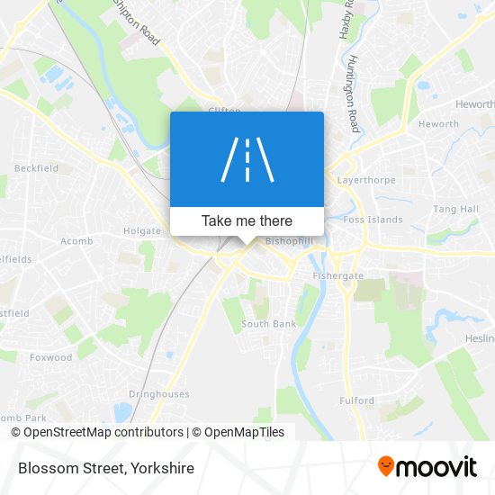 Blossom Street map