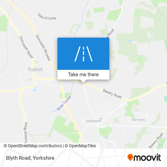 Blyth Road map
