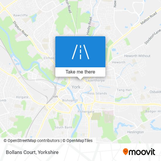 Bollans Court map