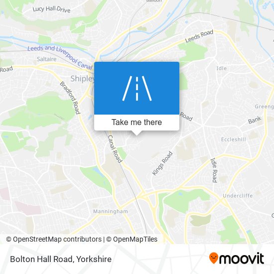 Bolton Hall Road map