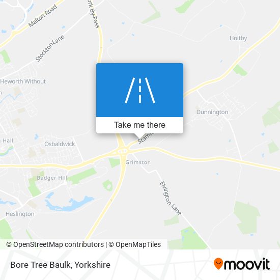 Bore Tree Baulk map