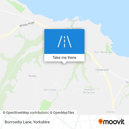 Borrowby Lane map