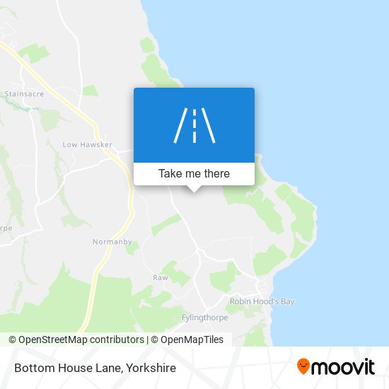 Bottom House Lane map