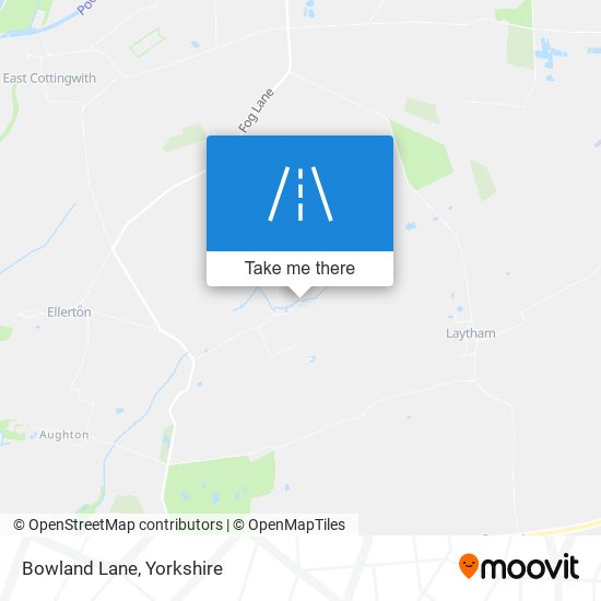 Bowland Lane map