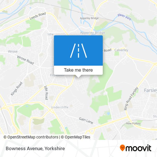 Bowness Avenue map